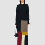 Grey Overlay Wool Dress - Joseph
