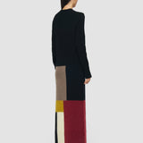 Grey Overlay Wool Dress - Joseph