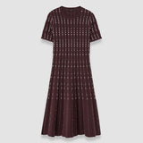 Fragmented Stripes Dress