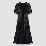 Fragmented Stripes Dress