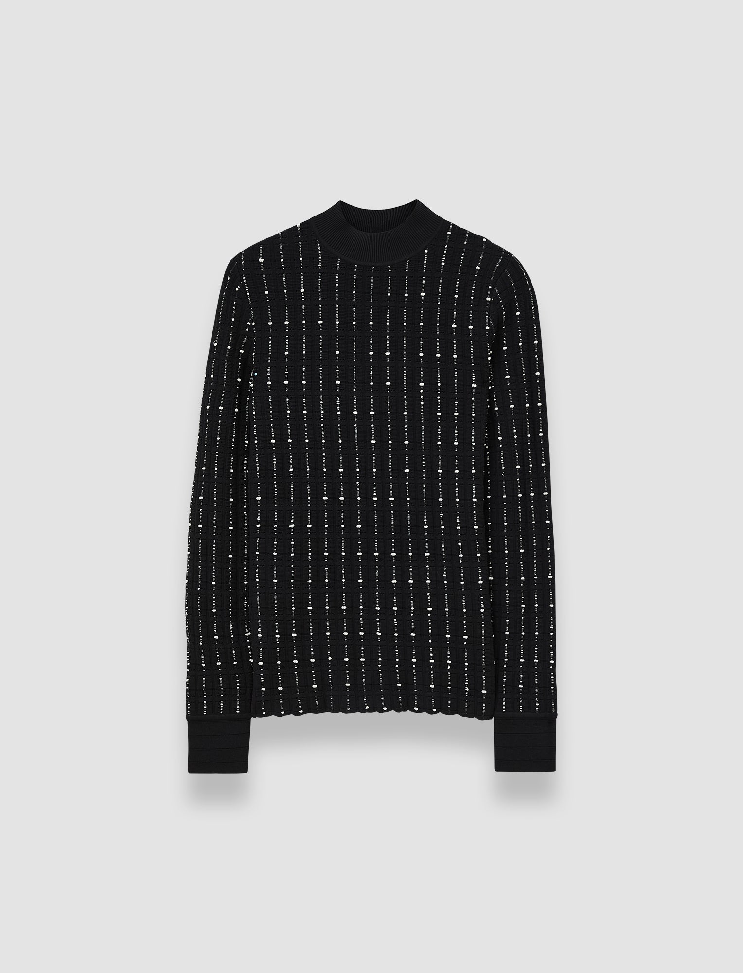 black-fragmented-stripes-mock-neck-top-JOSEPH