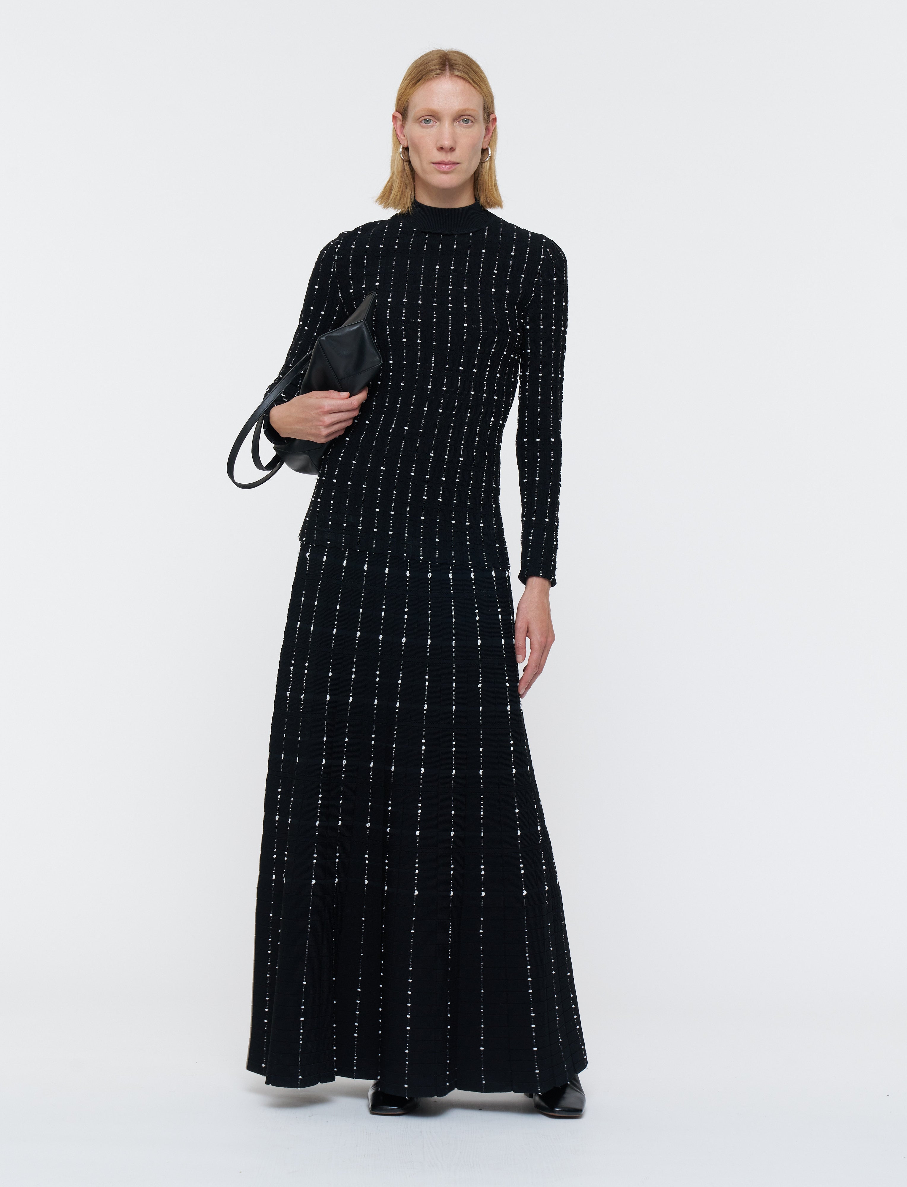 black-fragmented-stripes-mock-neck-top-JOSEPH