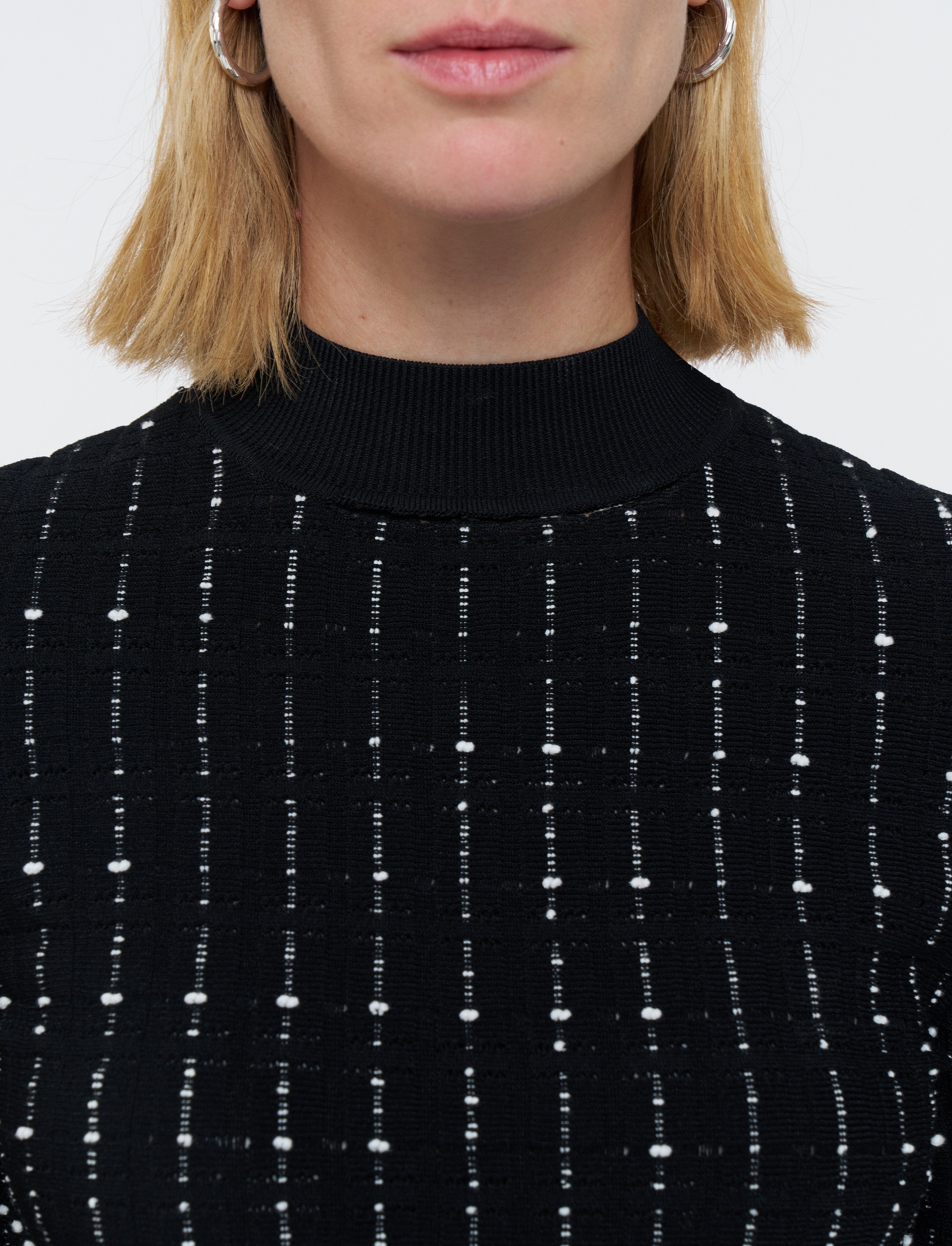 black-fragmented-stripes-mock-neck-top-JOSEPH
