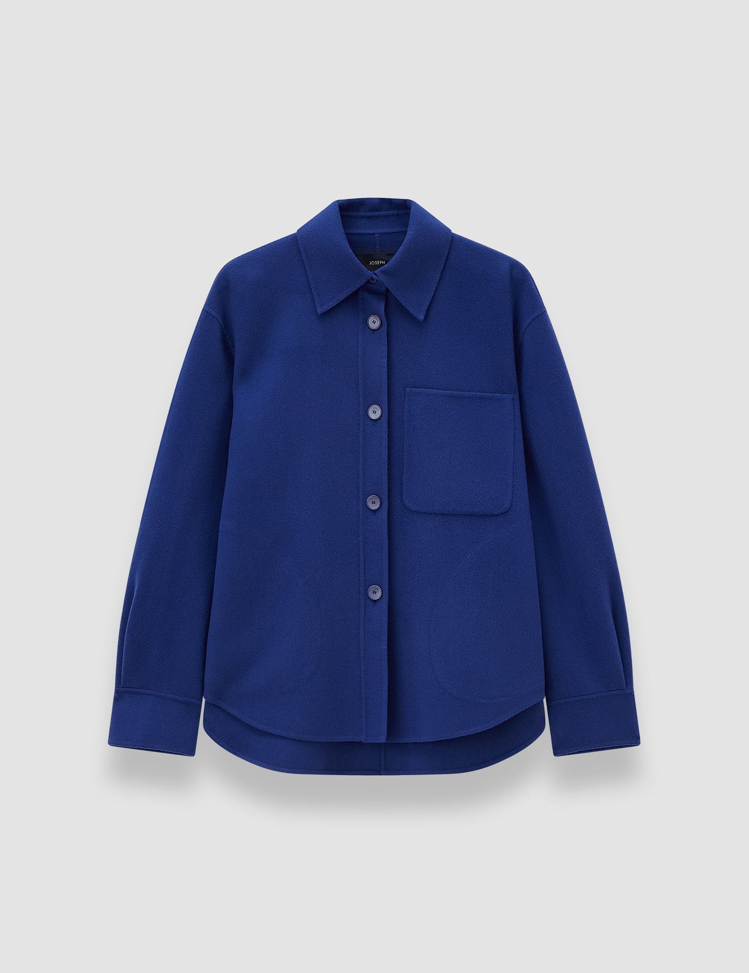 Blue Jelia Light Double Face Wool Overshirt - Joseph
