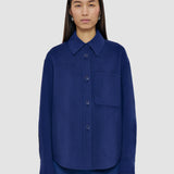 Blue Jelia Light Double Face Wool Overshirt - Joseph