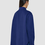 Blue Jelia Light Double Face Wool Overshirt - Joseph