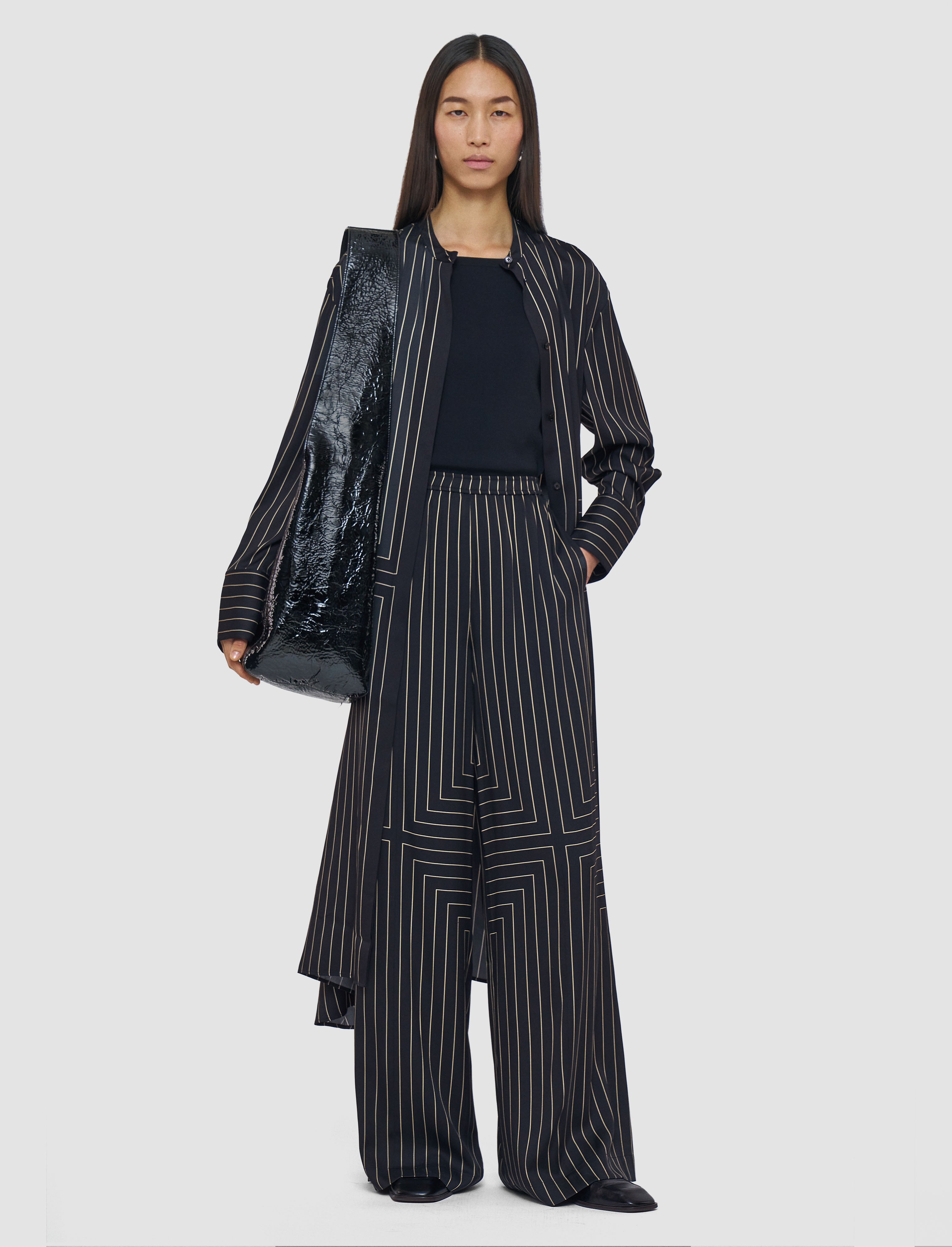 black-hulin-geometric-print-silk-trousers-JOSEPH
