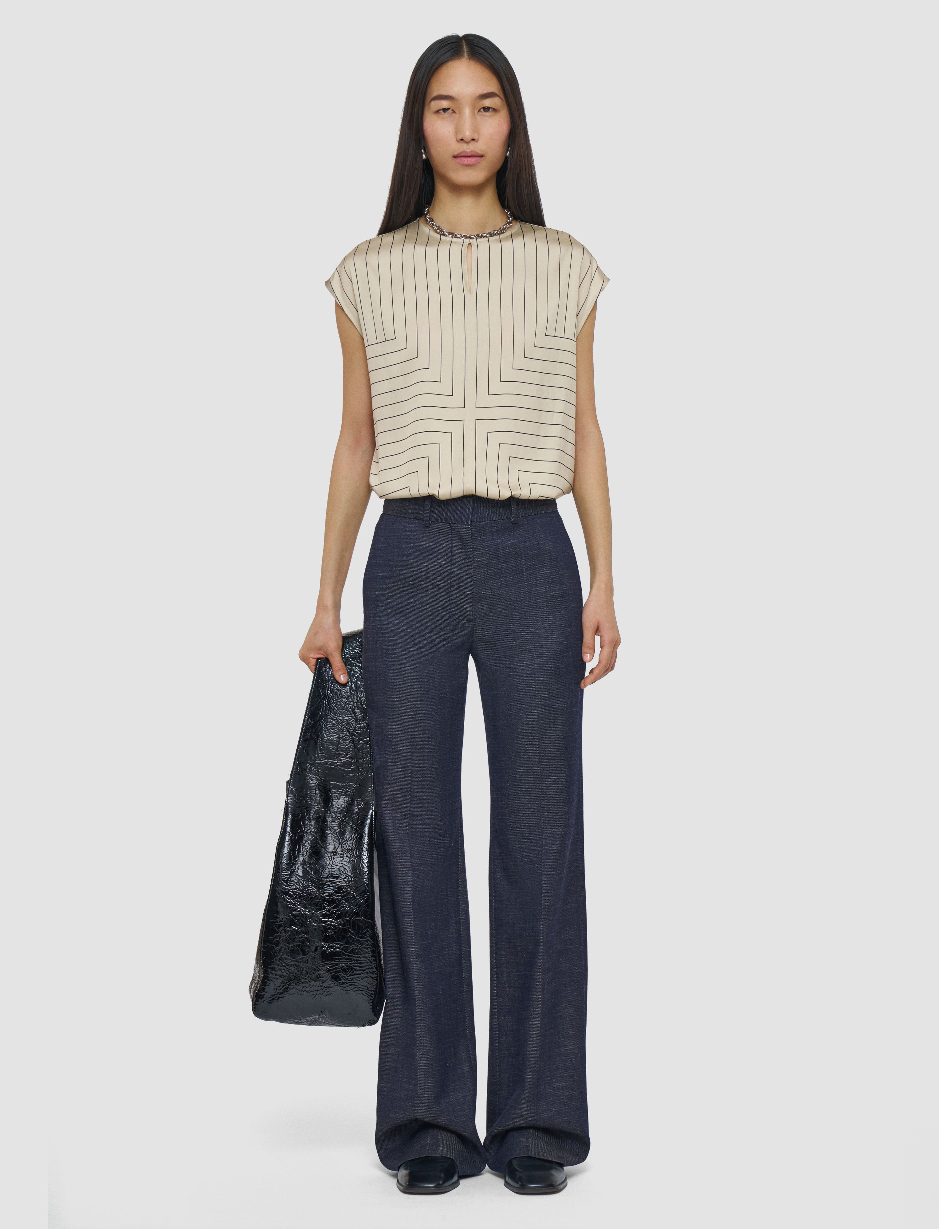 Blue Morissey Sartorial Denim Trousers - Joseph