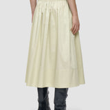 Beige Leonie Cotton Sateen Skirt - Joseph