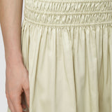 Beige Leonie Cotton Sateen Skirt - Joseph
