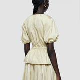 Merlin Cotton Sateen Blouse