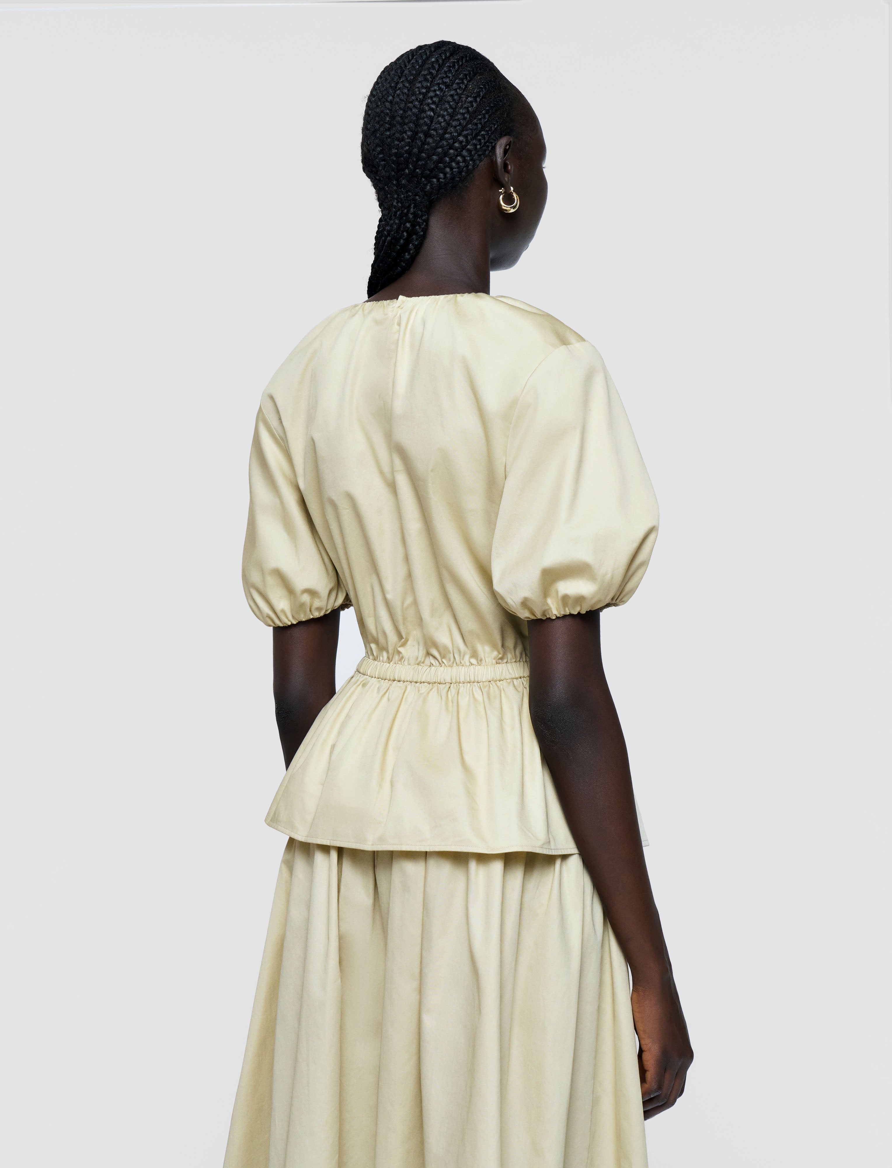 beige-merlin-cotton-sateen-blouse-JOSEPH
