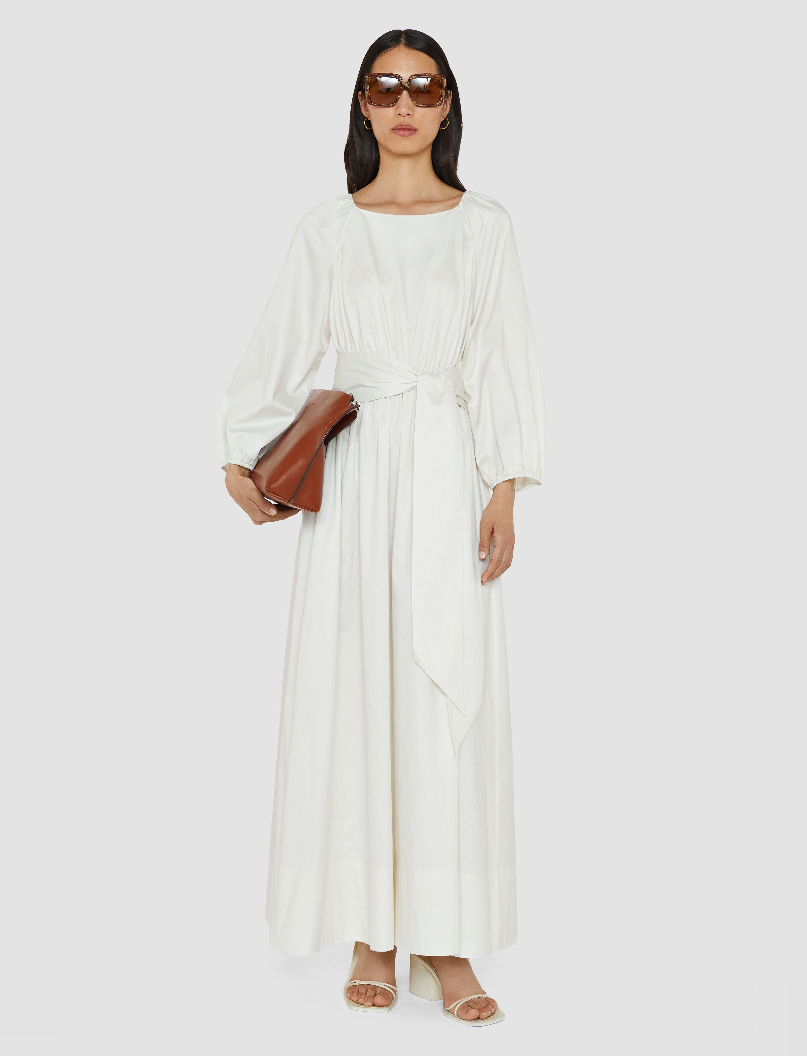 white-robe-bellan-en-satin-de-coton-JOSEPH