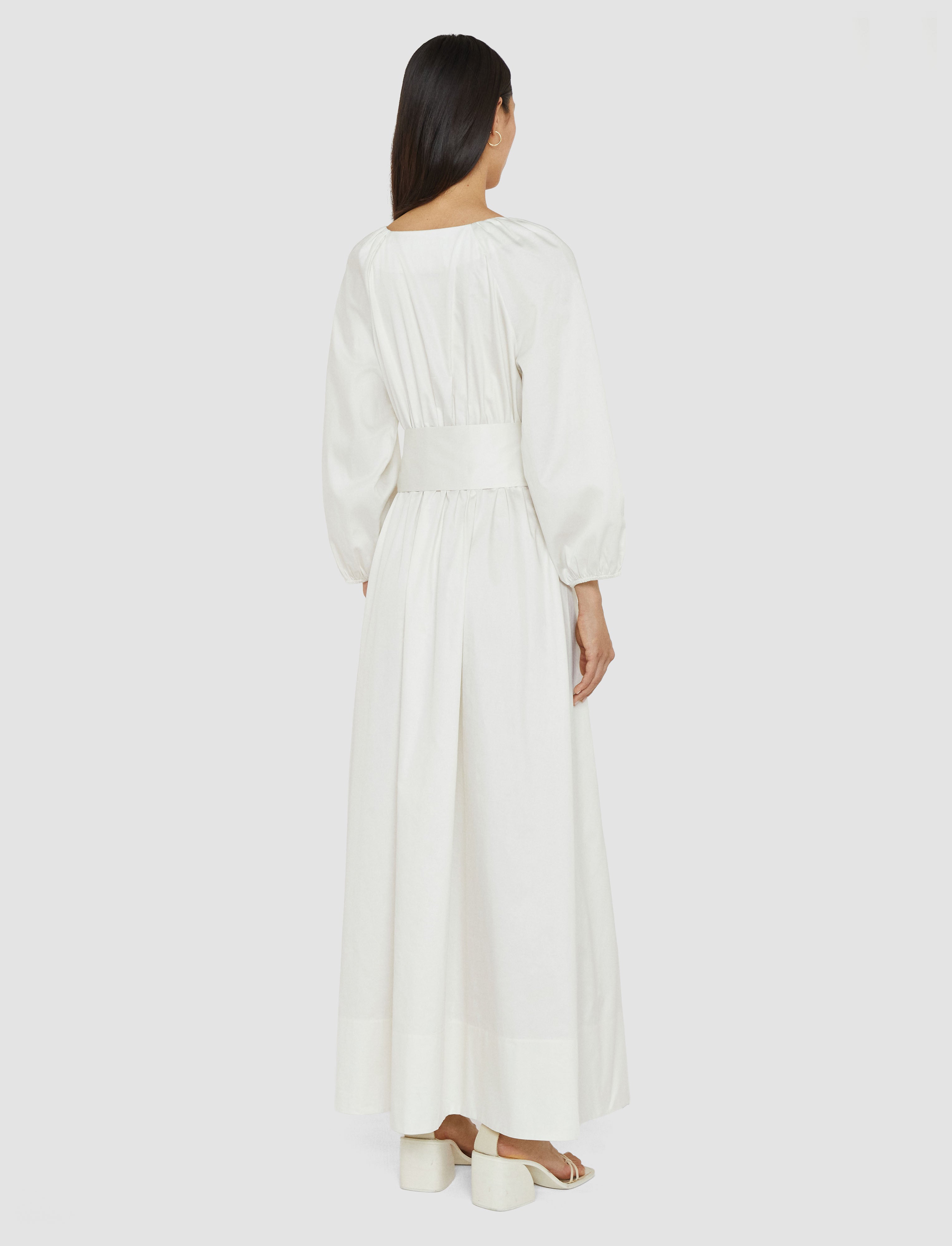 white-robe-bellan-en-satin-de-coton-JOSEPH