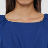 Blue Bellan Cotton Sateen Dress - Joseph