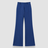 Blue Bi-Stretch Toile Tafira Trousers - Joseph
