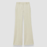 Beige Bi-Stretch Toile Tafira Trousers - Joseph