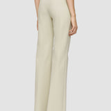 Beige Bi-Stretch Toile Tafira Trousers - Joseph