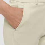 Beige Bi-Stretch Toile Tafira Trousers - Joseph