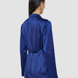 Blue Joubert Silk Satin Jacket - Joseph
