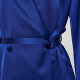 Blue Joubert Silk Satin Jacket - Joseph