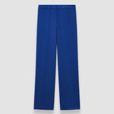 Blue Sahel Silk Satin Trousers - Joseph