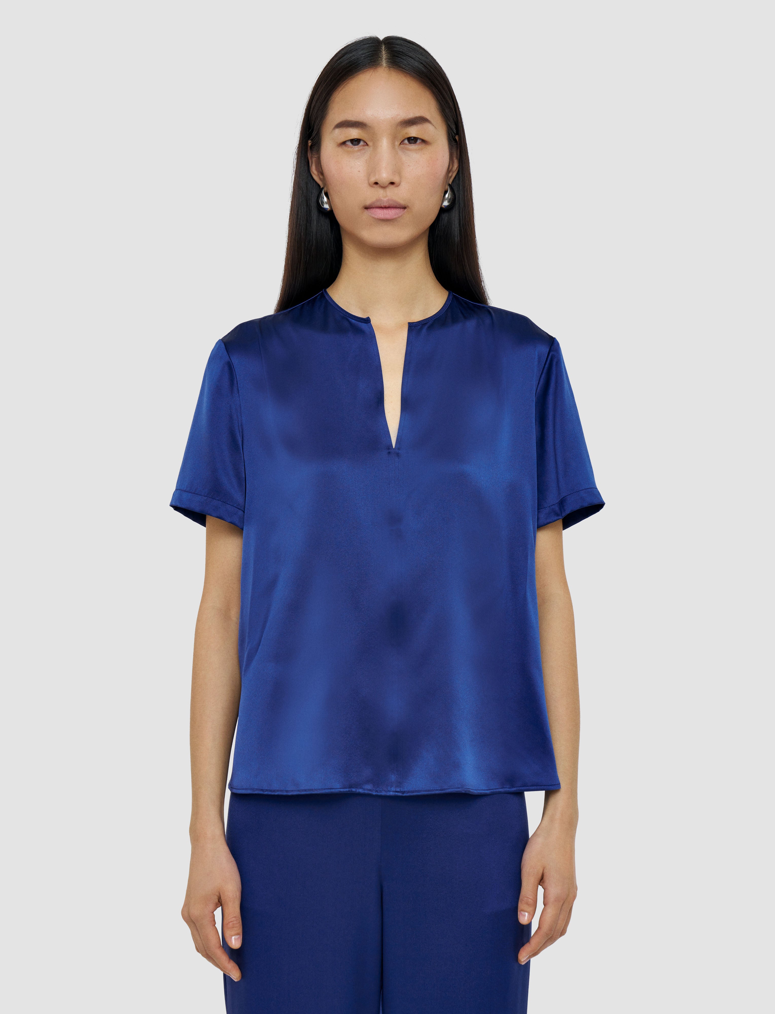 blue-gala-silk-satin-blouse-JOSEPH