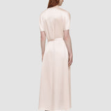 Pink Daviel Silk Satin Dress - Joseph