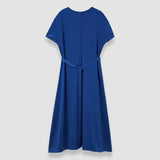 Blue Daviel Silk Satin Dress - Joseph