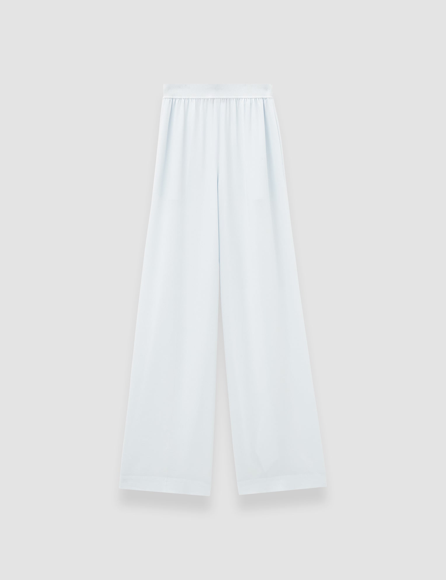 Blue Hulin Crepe de Soie Silk Trousers - Joseph