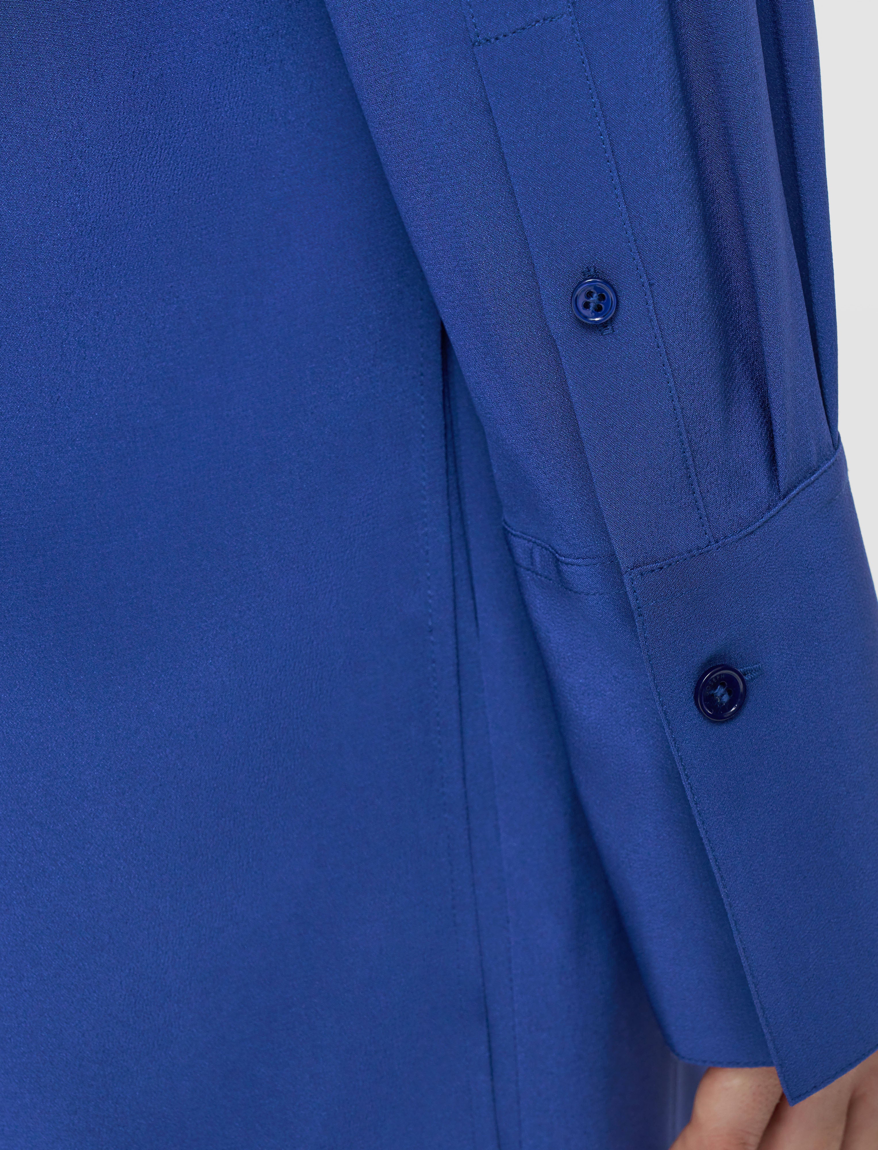 blue-bold-crepe-de-soie-silk-blouse-JOSEPH