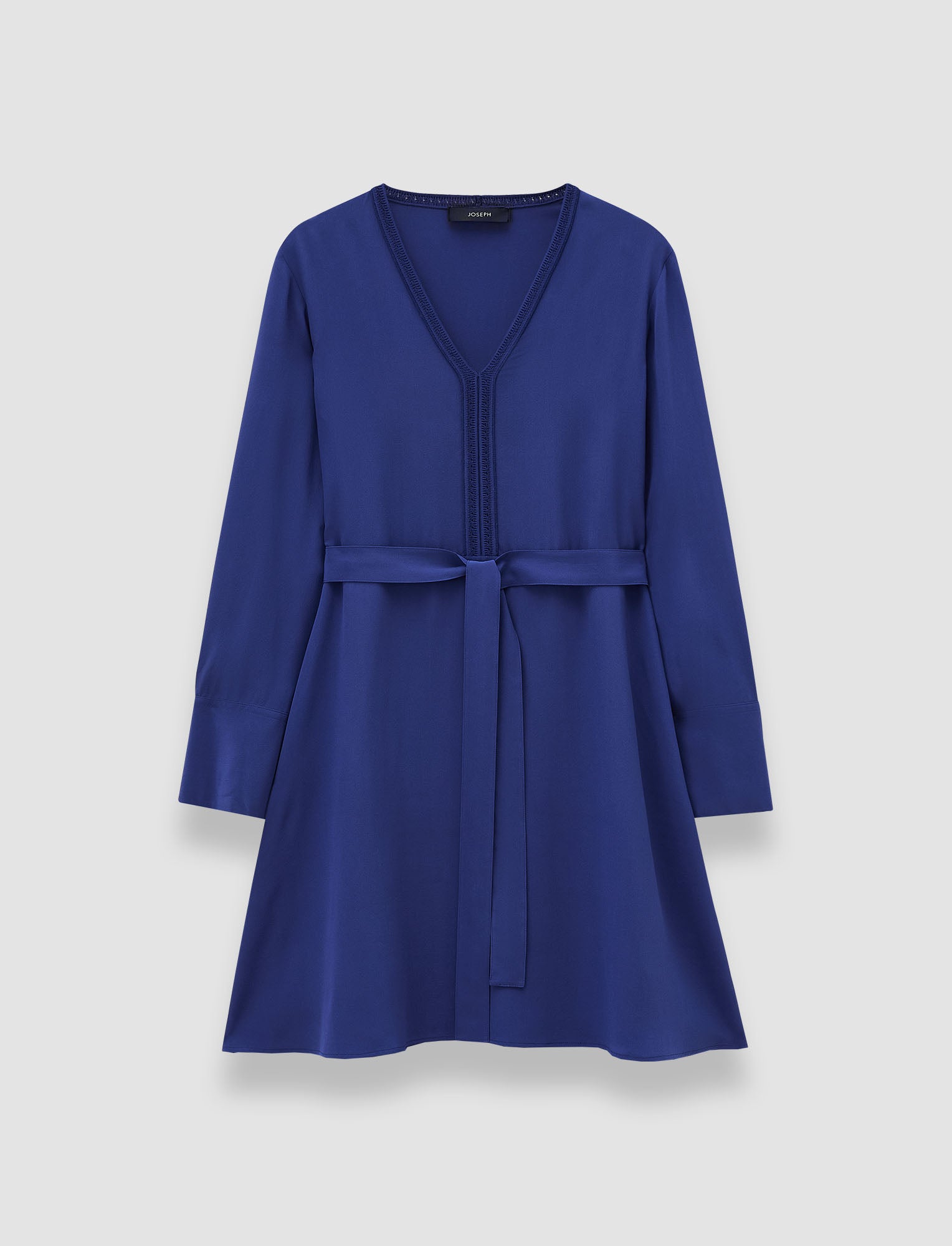 blue silk shift dress Satin Shift Dress in Light Blue