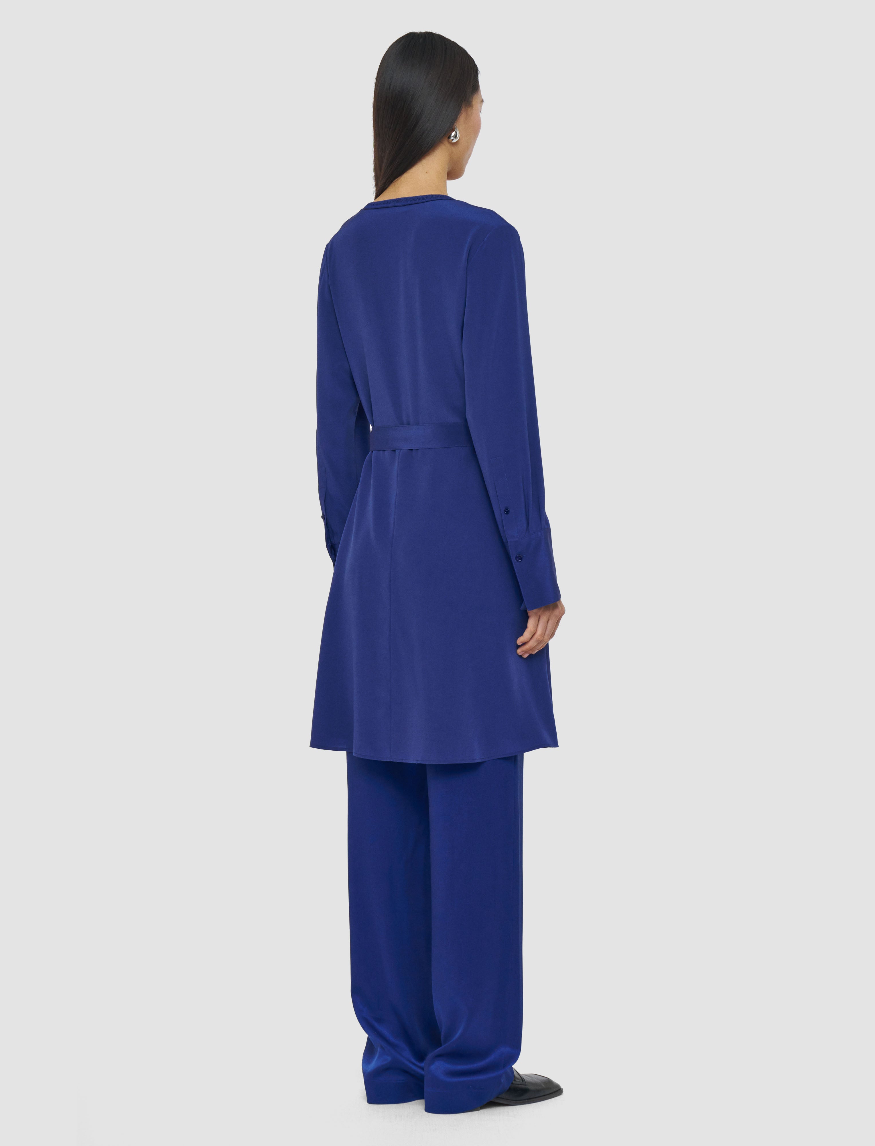 blue-siam-crepe-de-soie-silk-dress-JOSEPH