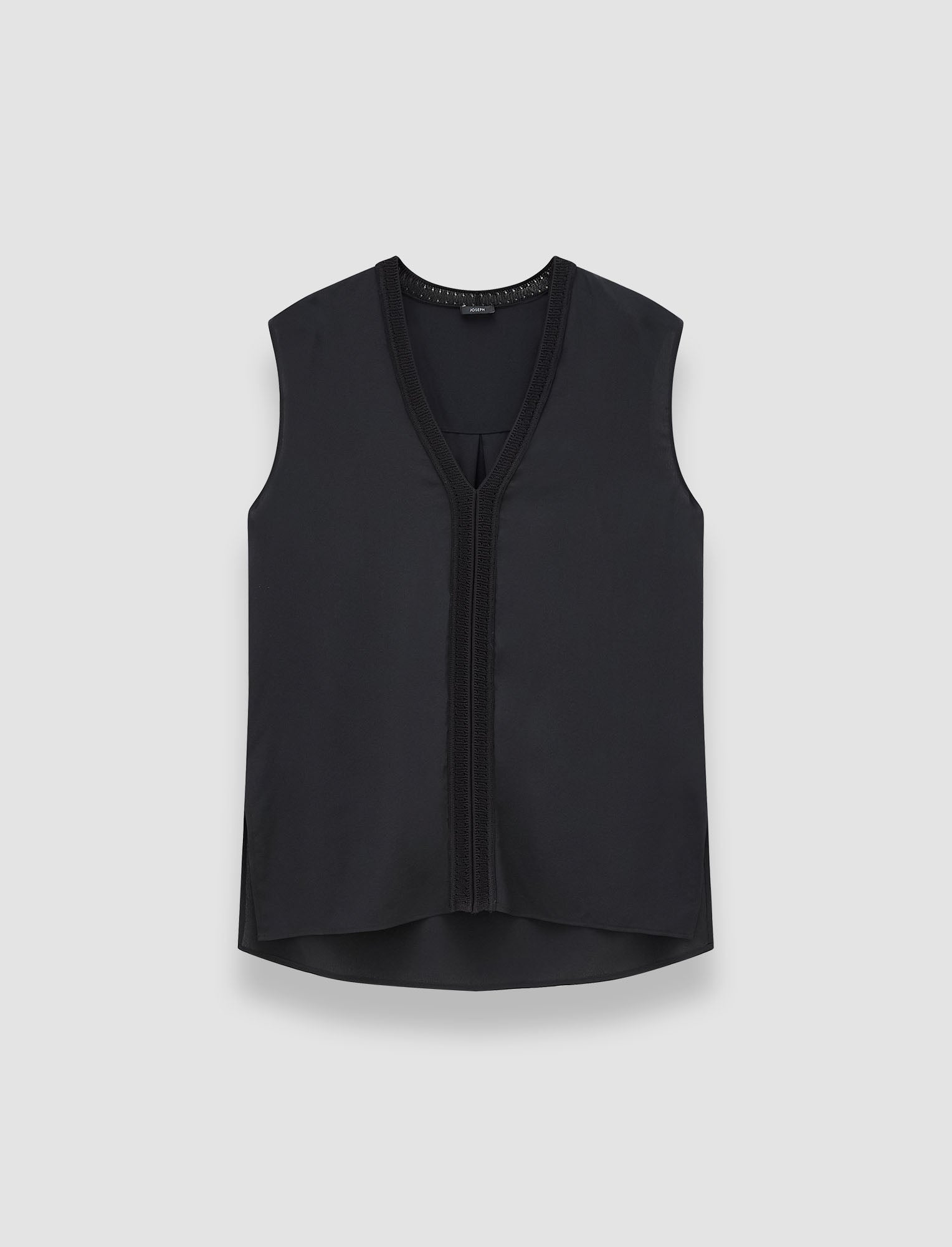 black-louis-crepe-de-soie-silk-blouse-JOSEPH