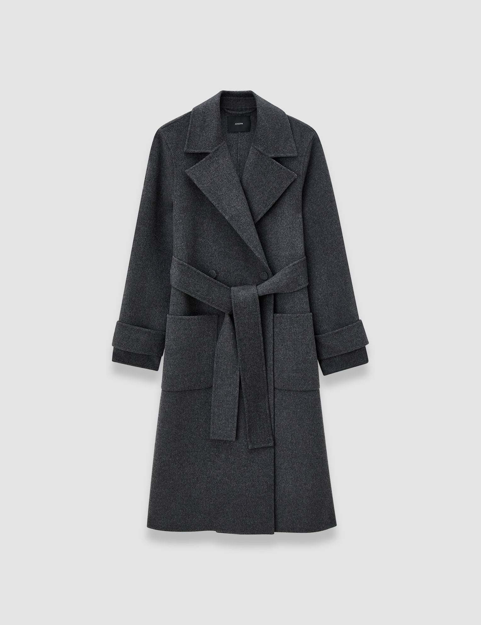 Grey Arline Double Face Cashmere Coat - Joseph