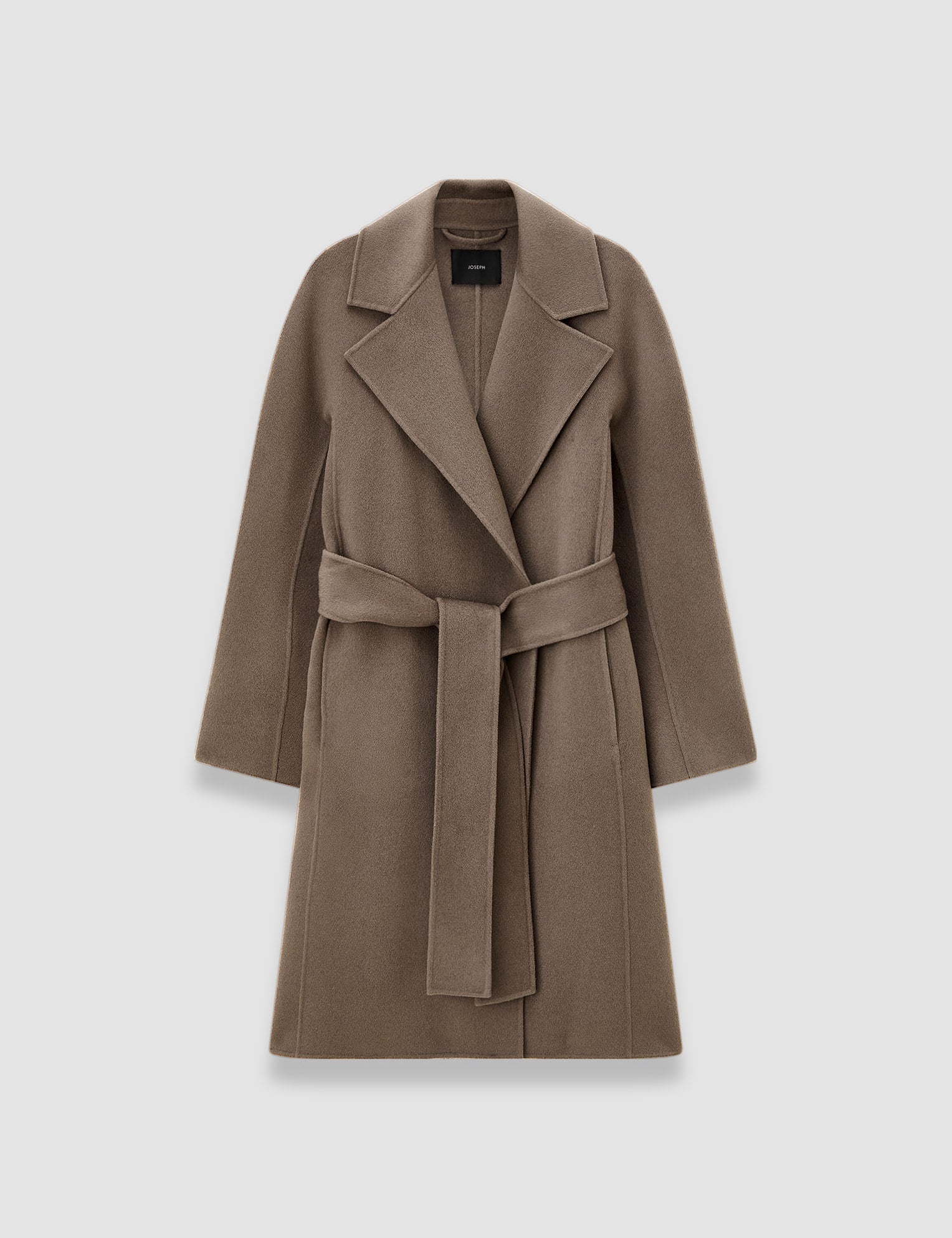 Brown Costa Double Face Cashmere Coat - Joseph