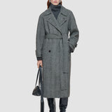 Multicolour Navarre Linear Double Face Wool Coat - Joseph