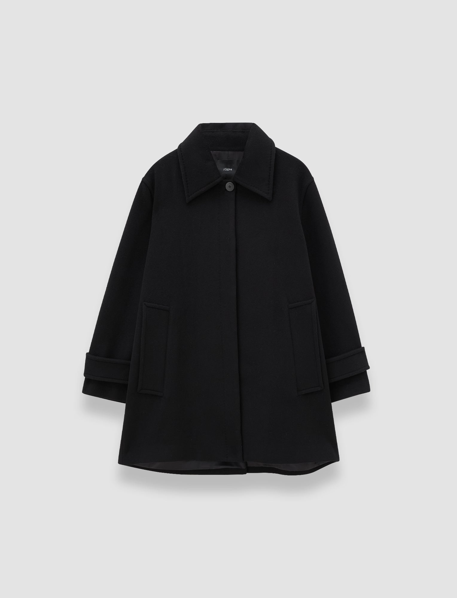 ブラック-loti-soft-wool-cashmere-コート-JOSEPH