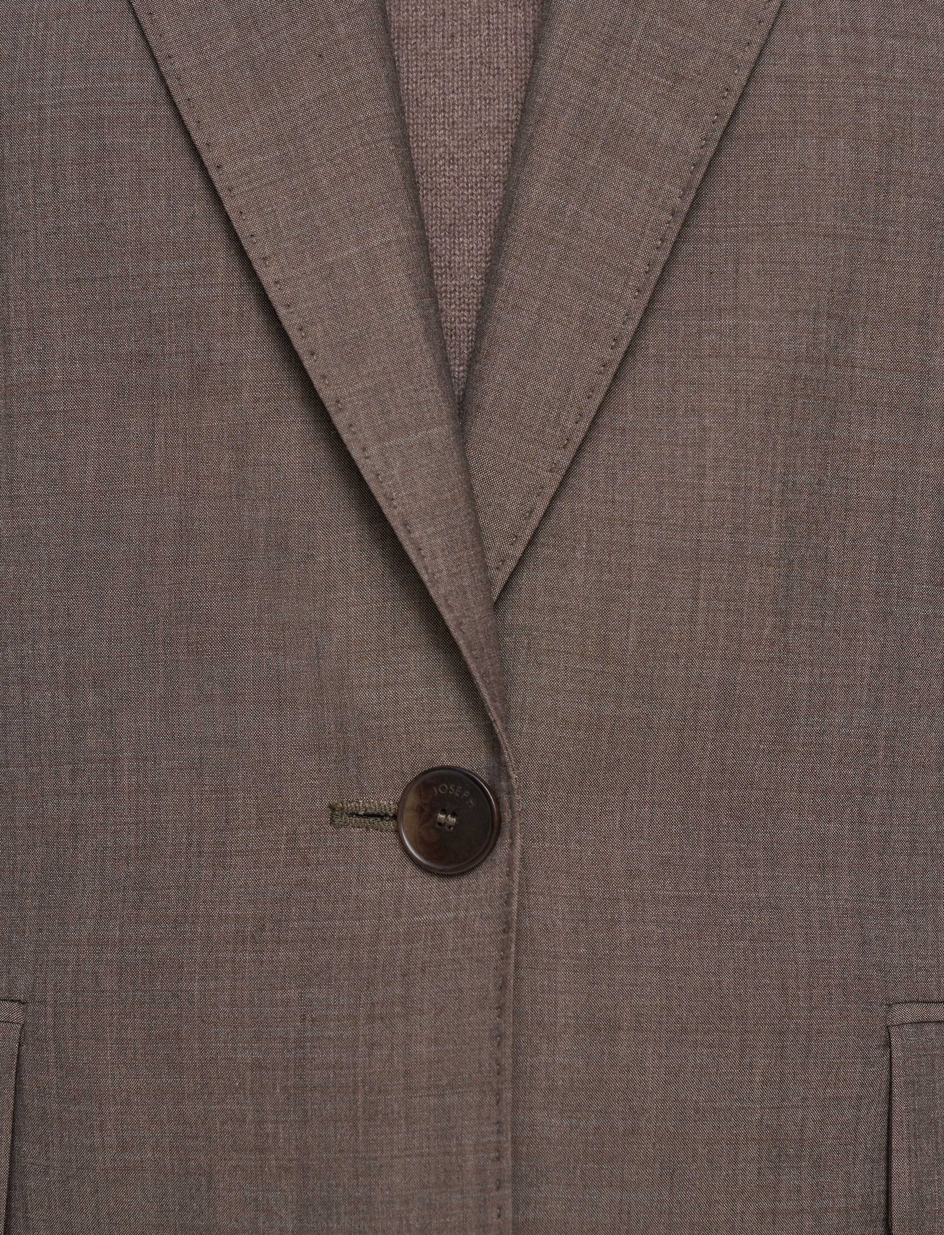 marron-veste-marty-en-laine-legere-JOSEPH
