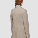 Beige Valery Melange Wool Jacket - Joseph