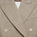 Beige Valery Melange Wool Jacket - Joseph