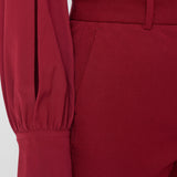 Red Tafira Gabardine Stretch Trousers - Joseph