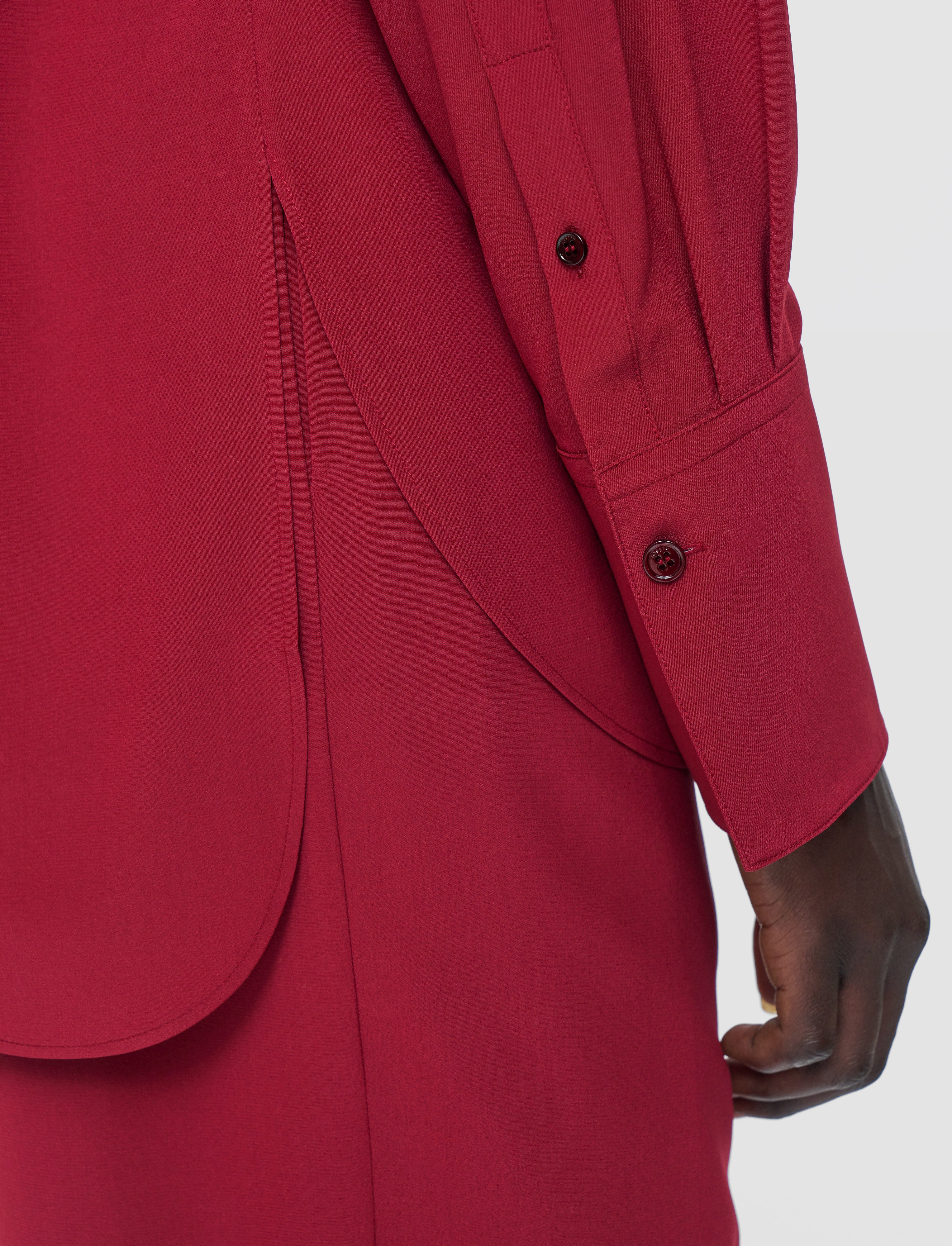 red-joe-crepe-de-chine-silk-blouse-JOSEPH