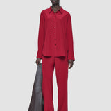 Grey Joe Crepe de Chine Silk Blouse - Joseph