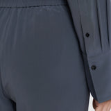 Grey Sahel Crepe de Chine Silk Trousers - Joseph