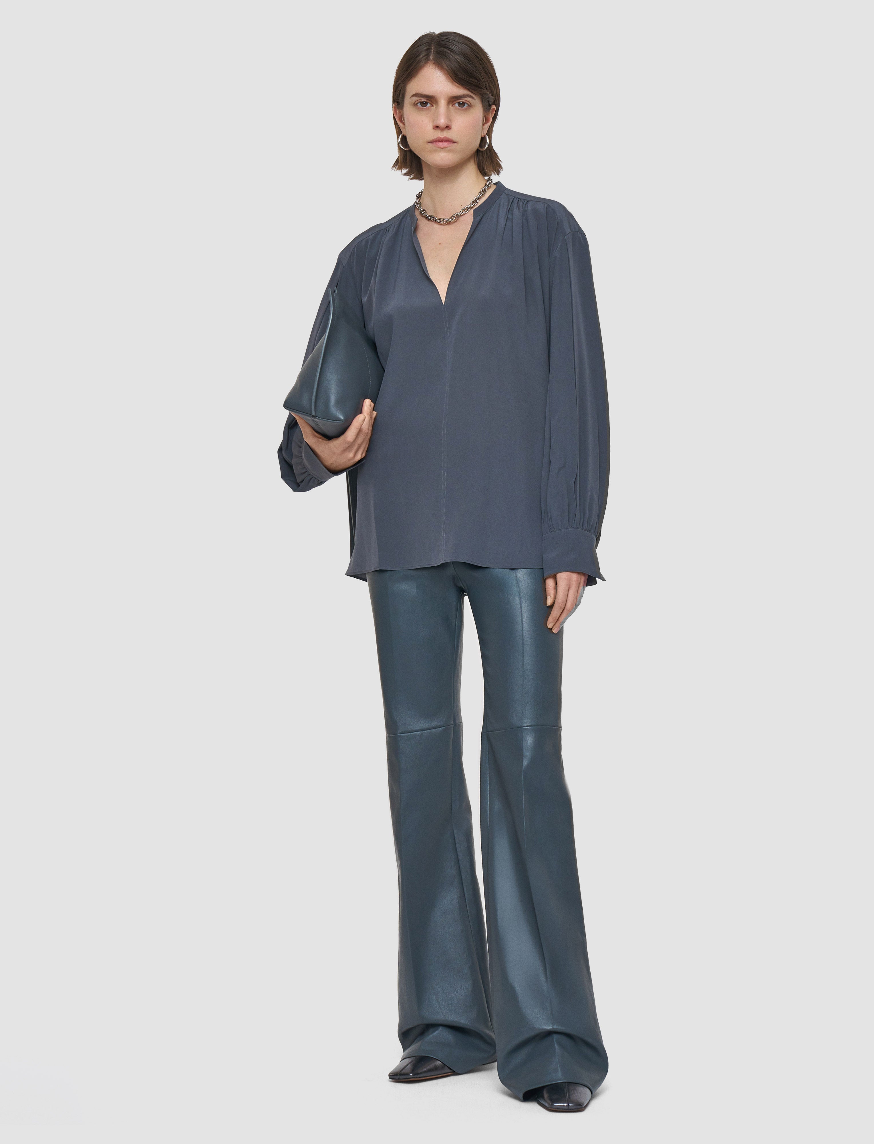 gris-chemisier-blondel-en-crepe-de-chine-JOSEPH
