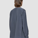 Grey Blondel Crepe de Chine Silk Blouse - Joseph