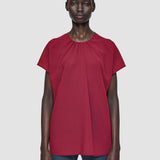 Red Broca Wool Voile Blouse - Joseph