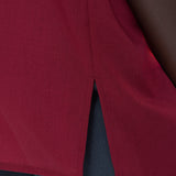 Red Broca Wool Voile Blouse - Joseph