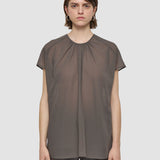 Brown Broca Wool Voile Blouse - Joseph